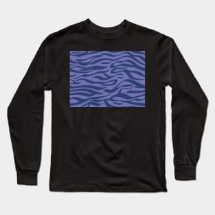 Purple Zebra - Animal Print Long Sleeve T-Shirt